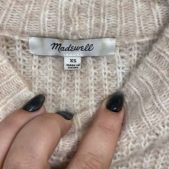 𝅺MADEWELL SZ XS Belfiore Ribbed Pullover Sweater - Picture 5 of 7